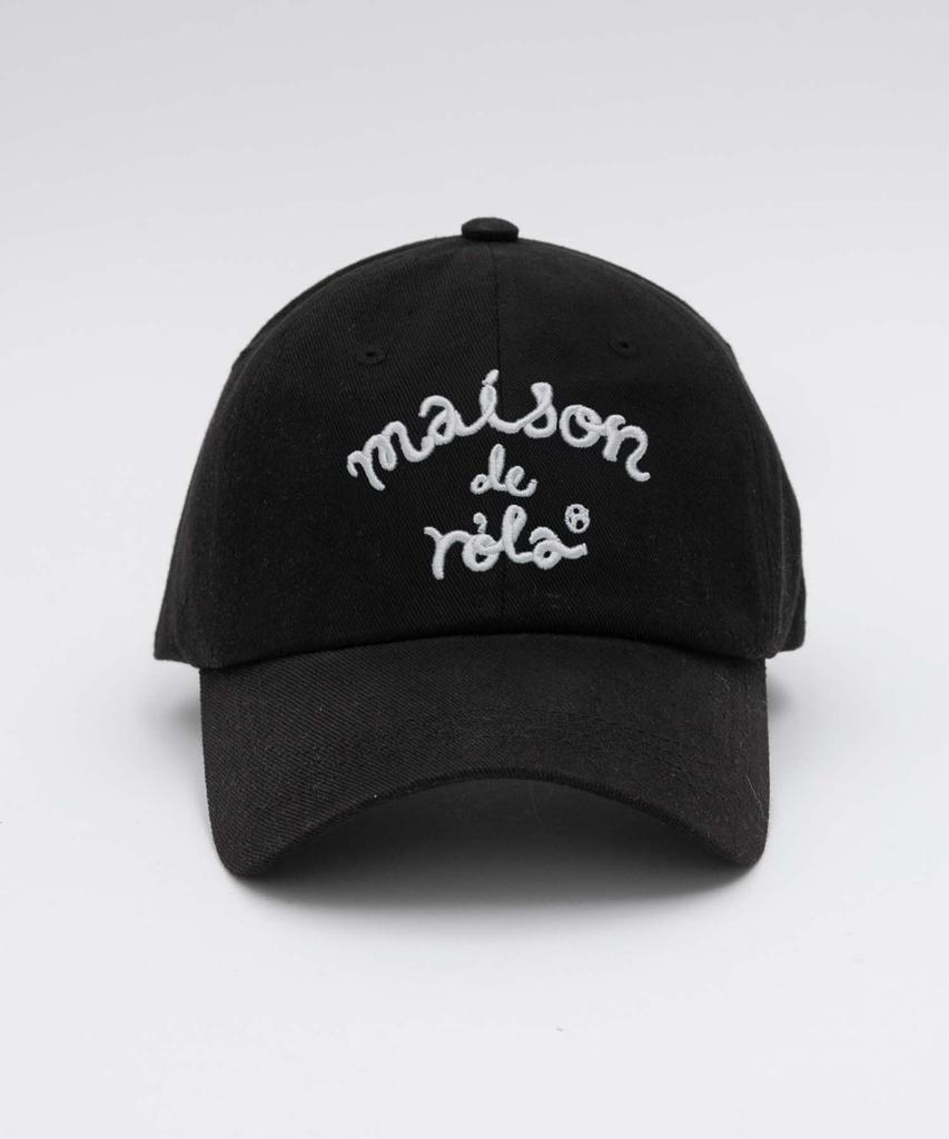 ROLAROLA Maison De Rola Embroidery Cap Black