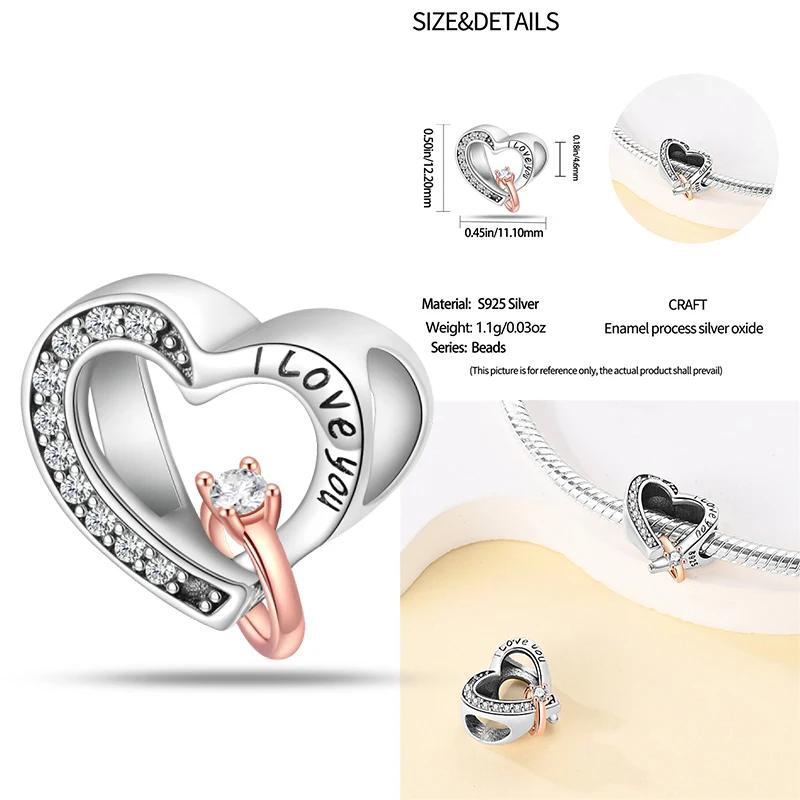 New In Charms Copper Beads Pendant Boys Girls Sparkling Zircon For Original Bracelets Fine Jewelry Gift