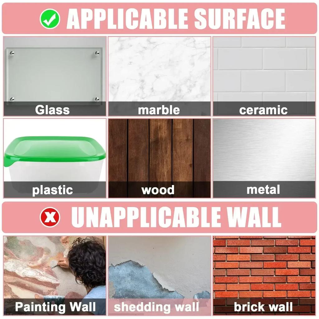 Reusable Double Sided Adhesive Tape Strong Adhesion Wall Sticker Sticky Balloon Traceless Poster Clear Nano Home Improvement