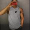 Muscleguys Men's Gym Clothes Bodybuilding TankTop Summer Fitness Sleeveless T-shirt Professional Bodybuilding Vest Mesh Breathable Singlet