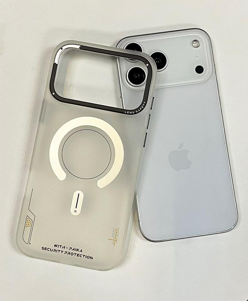 For iphone 17 pro max case Matte Magnetic Skin-friendly feel High Quality Anti-Fall For iphone 17 Pro Case Pc + tpu&iPhone17 Pro Max чистый
