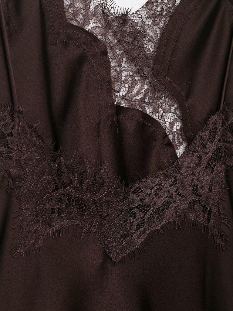 European & American Women's Lace Patchwork Satin Camisole Dress - New Hot Style Fashion