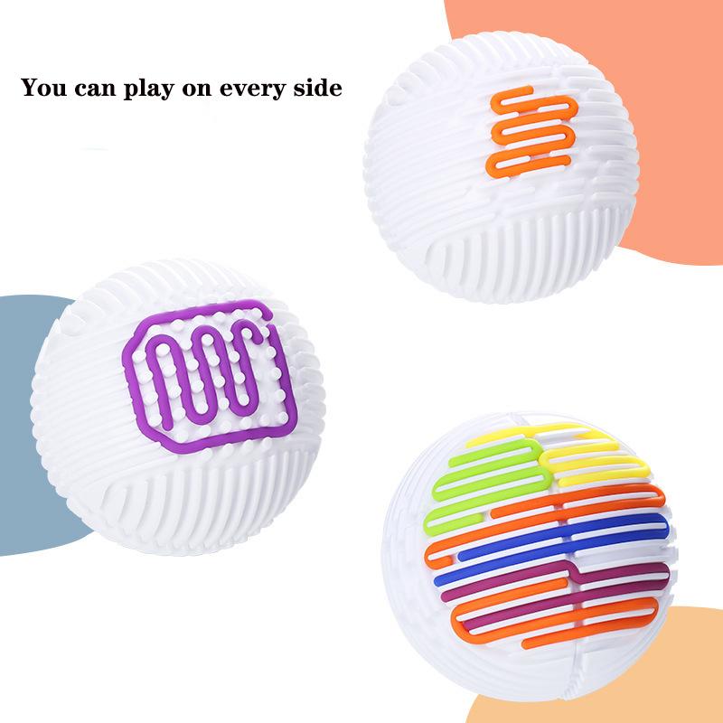 Sensory Activity Ball Fidget Toys with 16 Rods ADHD, Autism, Anxiety Stress Relief Sensory Fidget Board Ball for Kids Adults