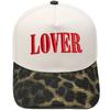 LOVER three-dimensional embroidery color matching truck driver hat European and American men and women couples casual sunshade baseball cap
