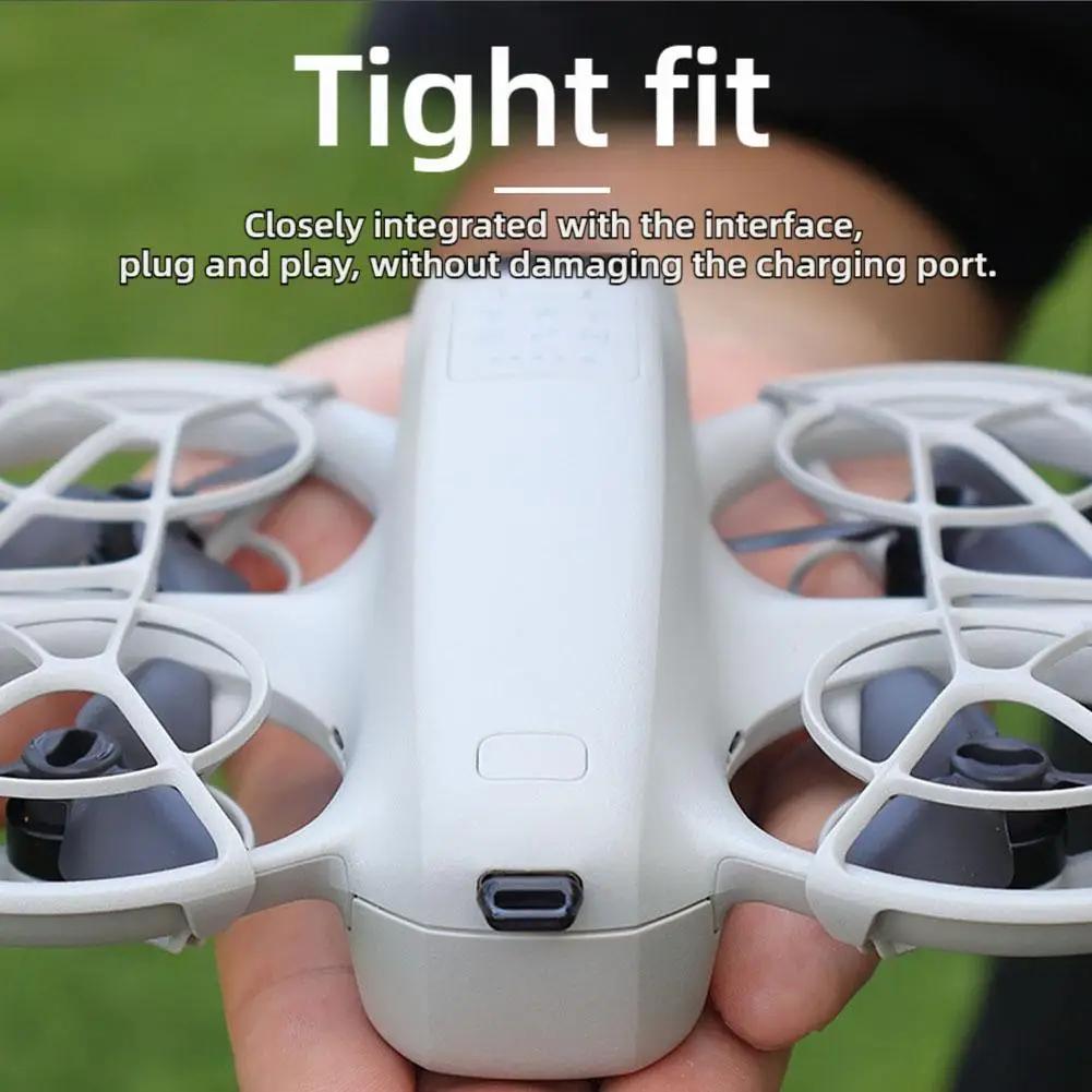 For DJI Neo Battery Port Dust Plug With Lanyard Handheld Drone Silicone Charging Port Dust And Moisture Protection Cover Accesso