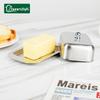 Edelstahl Butter Aufbewahrungsbox Kuchen Brot Obst Behälter Steak Salat Keks Serviertablett Restaurant Küchengeschirr
