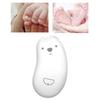 Electric Baby Nail Grinder Safe USB Charging with 6 Grinding Head Baby Nail File for Home Baby Fingernail Care White