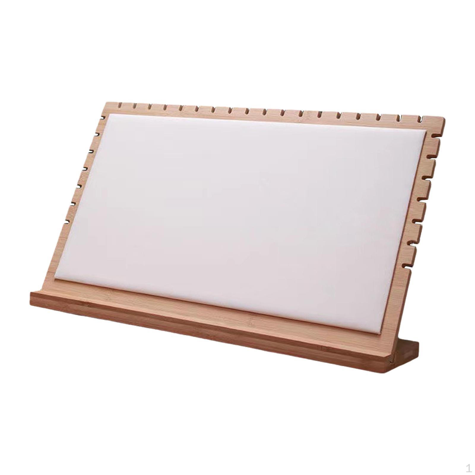 Necklace Display Board Jewelry Stand Organizer Storage Rack for Chains белый