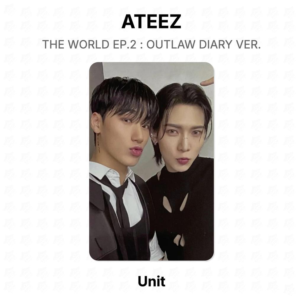 ATEEZ THE WORLD EP.2 : OUTLAW DIARY VER. Official Photocard