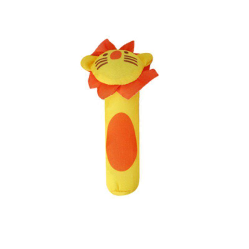 Cute Animal Bell Rattle Plush Toy For Soothing And Visual Development Of Newborns