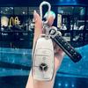 Car Key Case Cover for Mercedes Benz 2022 C S Class W206 W223 S350 C260 C300 S400 S450 S500 TPU Shell Fob Holder Protector Vv1