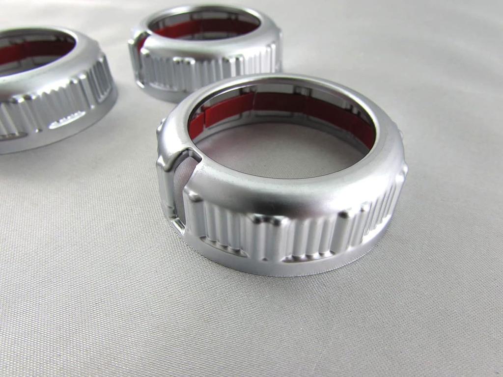 BRIGHTZ Mitsubishi Fuso Bluetec Canter Satin Silver Plated Air Conditioner Dial Ring [TRUCK-S-077] Bluetec Canter