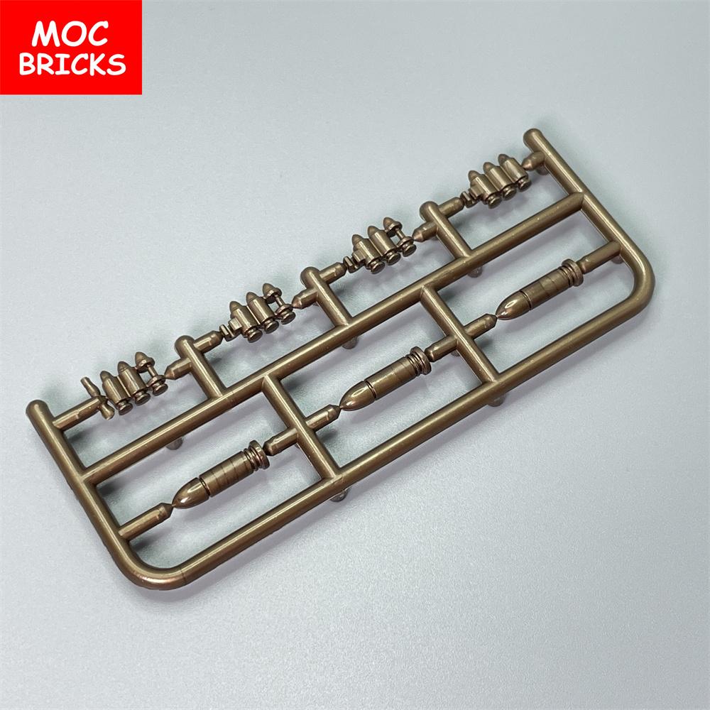 Non-Toxic Moc Bricks Special Troops Accessories Machine Model Gun German Army Educational Diy Building Blocks Plastic Toys
