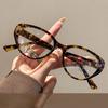 Customization Myopia Glasses for Women Trendy Cat Eye Near Sight Eyeglasses Blue Light Blocking Optical Minus Eyewear