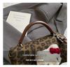 Leopard Print Parent-Child Crossbody Bag: 2025 New Cartoon Cat Design, Mini Phone Holder for Kids
