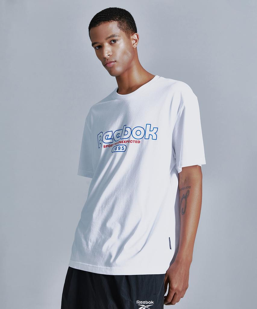 REEBOK Basic Graphic T-Shirt - White