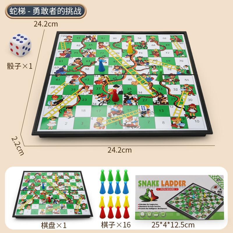 Table Games Chessboard Toys Chess Flying Chess Snake Checkers Gobang Magnetic Chessboard Toys