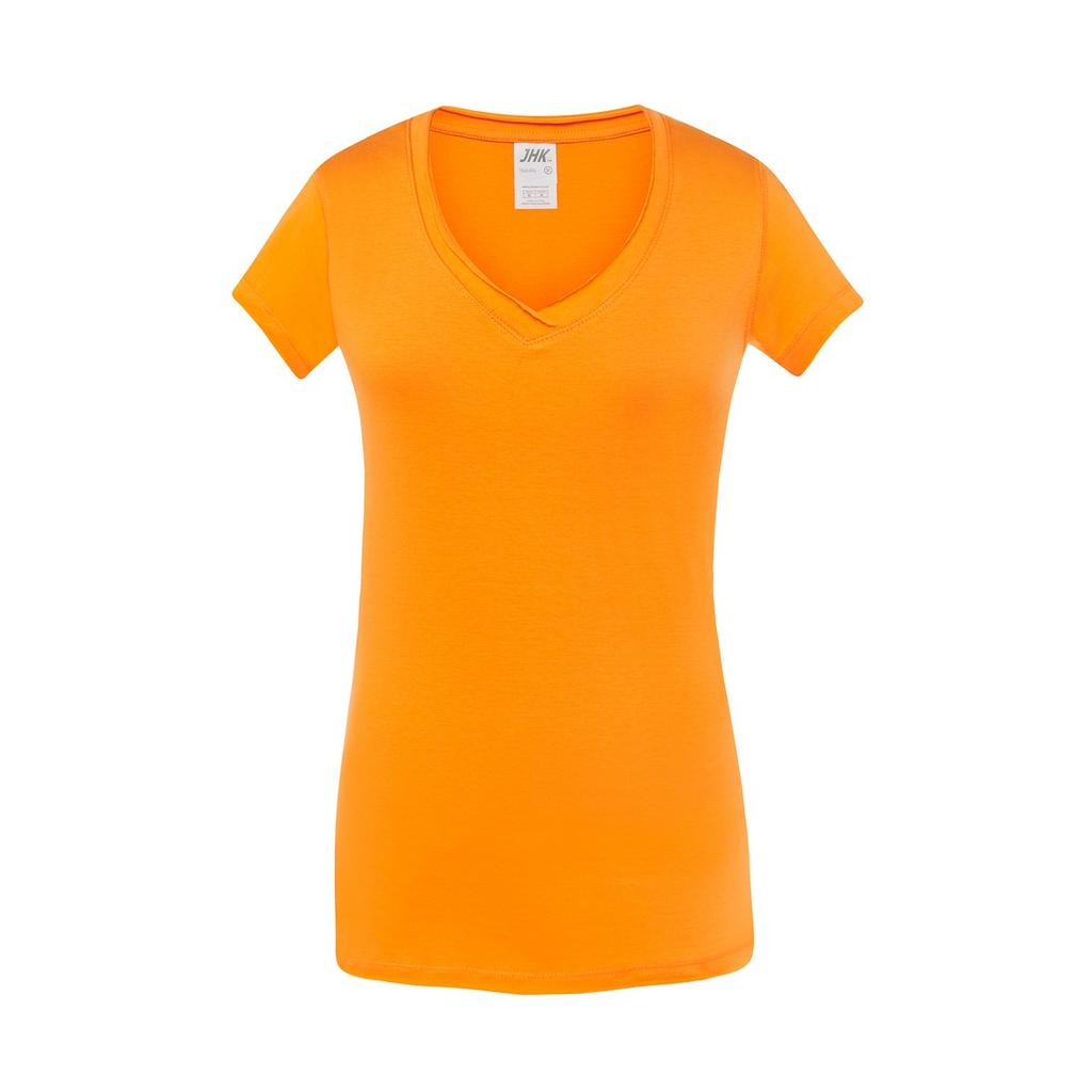 JHK Womens/Ladies Sicilia V Neck T-Shirt