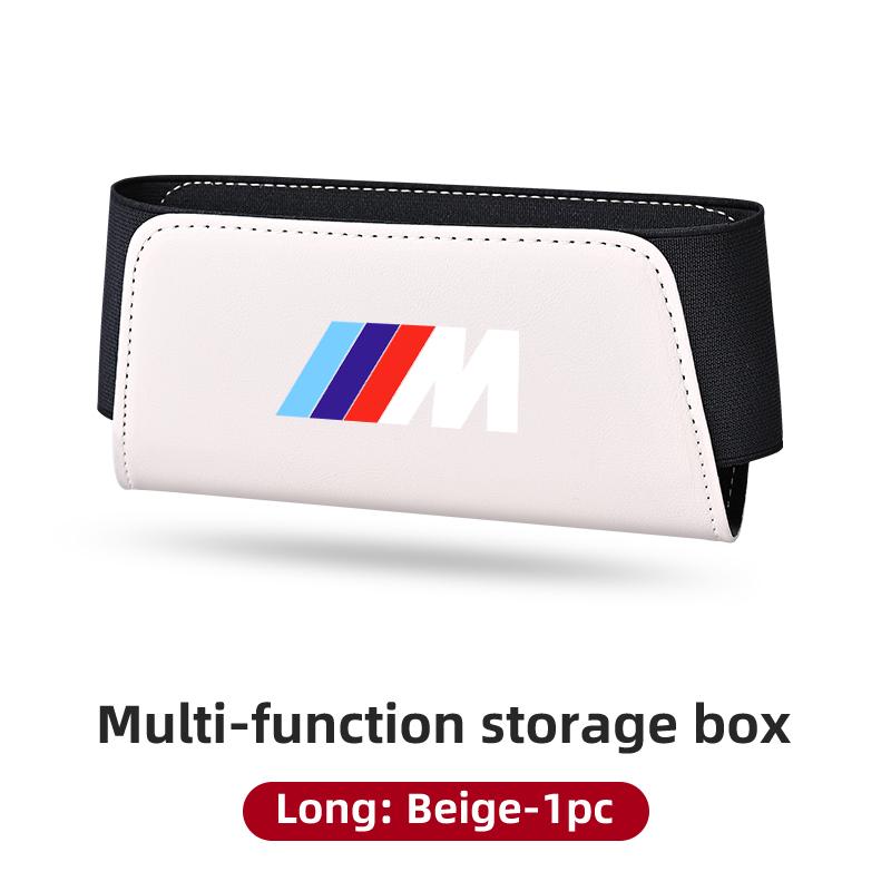 BBYX8 New 2025 Car Phone Organizer Key Storage Bag Sunglasses Stowing Tidying For BMW M Performance 1 2 3 4 5 7 Series X1 X2 X3 X4 X5