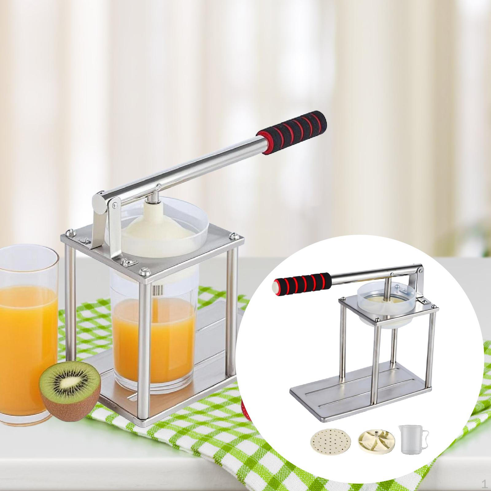 

Hand Press Fruit Juicer to Clean Multifunctional Commercial or Household Manual Juice Flat Head