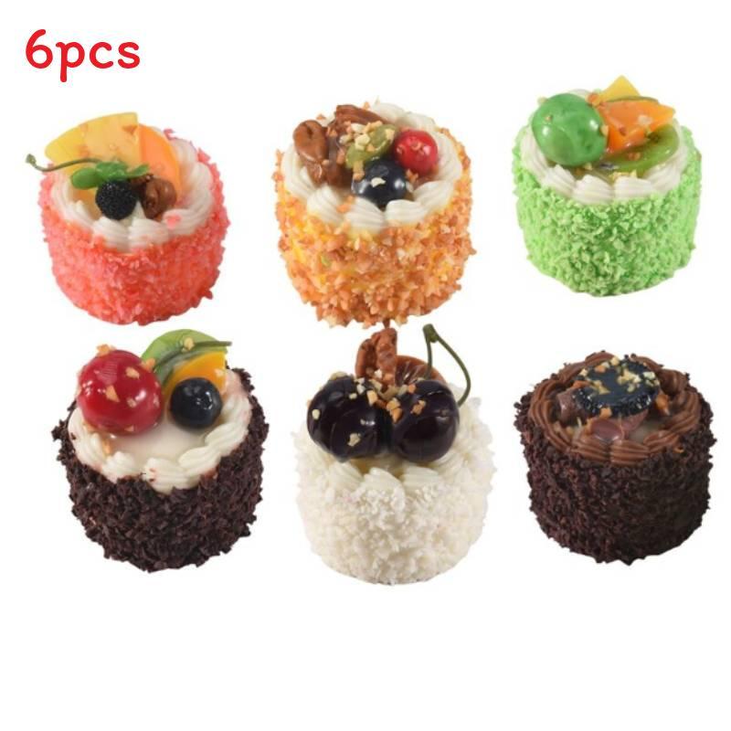 French Cream Cake Miniature Toy With Magnet For Home Decor And Collection
