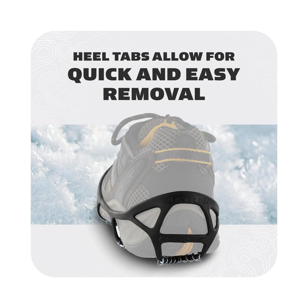 YakTrax Walk XS Größe Schneeschuh-Steigeisen Schnee Eis Spikes 08006 19,5cm-23cm Rutschfest