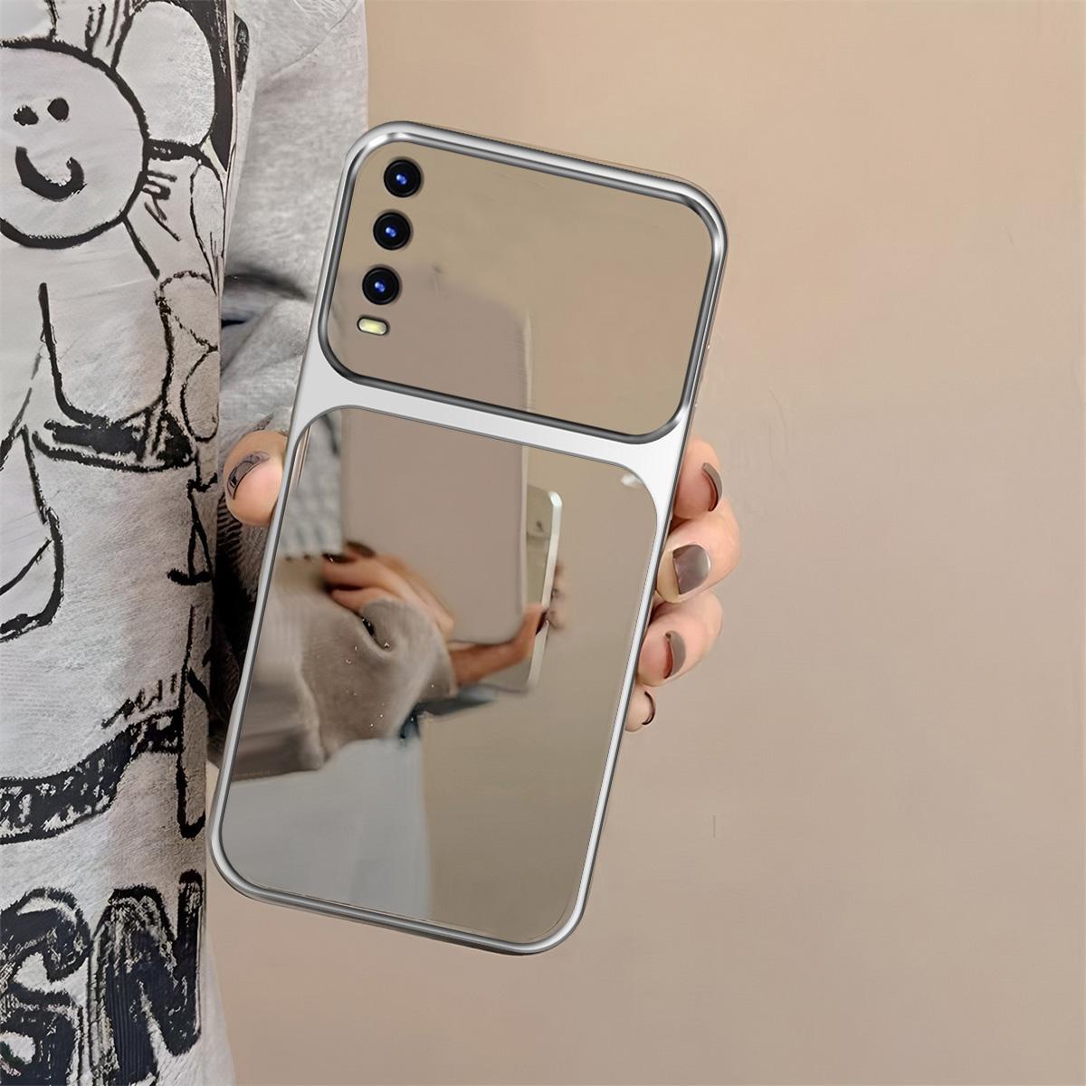 Case for Vivo Y20s G,Y20s,Y20i 2021,Y20,Y12s 2021,Y12A Trending Big Window Cover Mirror Phone Casing Vivo Y20s G