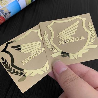 Car Sticker Waterproof Modified Decorative for Silver Gold Sticker Suitable for All Motorcycle Helmet Exhaust Pipe Decor