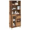 Highboard Reclaimed Wood Look 27.4 x 13.4 x 70.9 in (L x W x H) Particleboard