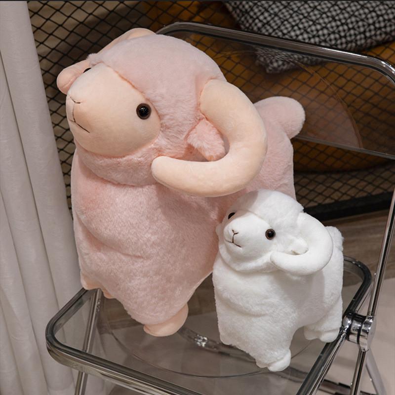 Plush Sheep Toy For Kids Cute Animal Stuffed Pillow Girls Gift