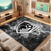 Bournemouth Football Print Crystal Velvet Rug, Comfortable Water Absorbent Non Slip Indoor Floor Carpet