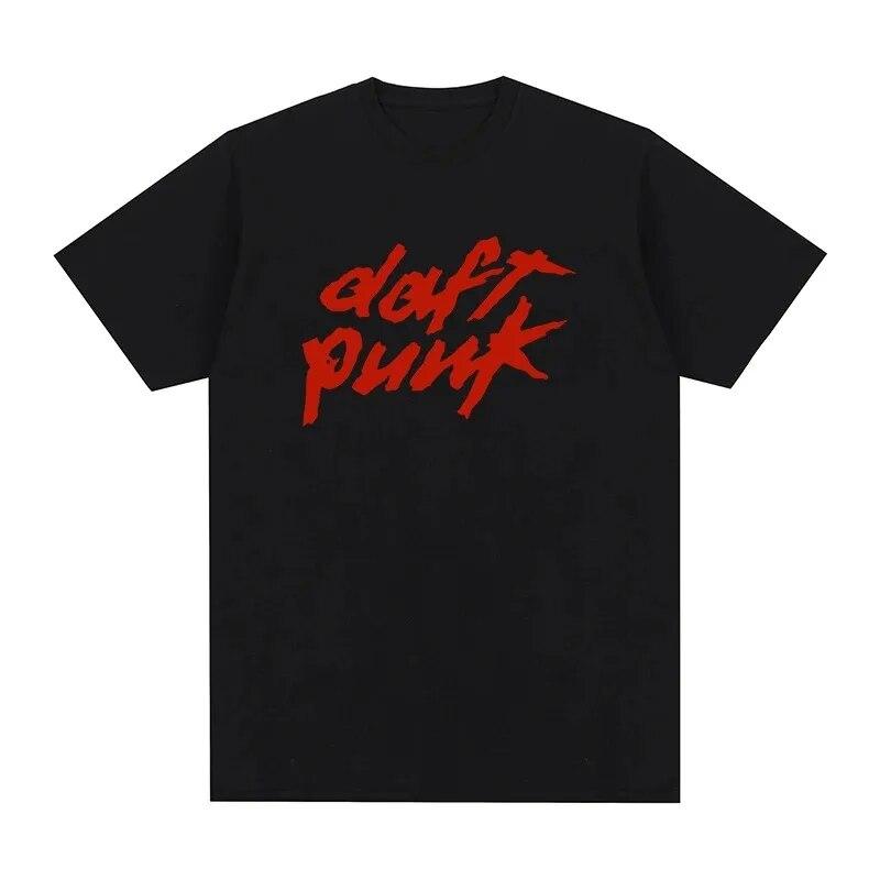 

Летняя хлопковая футболка унисекс Daft Punk Top футболка унисекс повседневная одежда унисекс модная однотонная уличная одежда с короткими рукавами