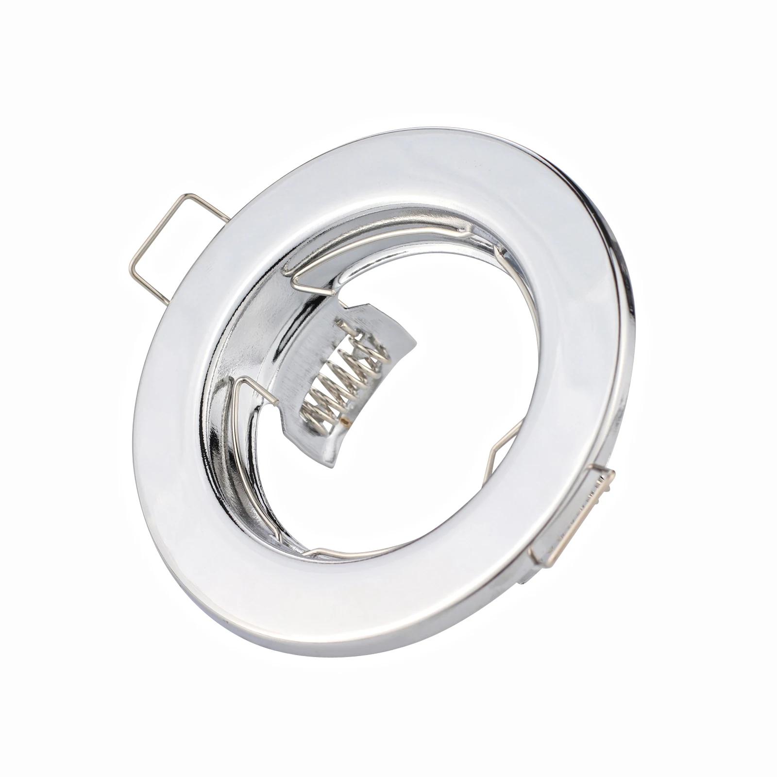 

Recessed Light Frame 6PCS, GU10 MR16 Downlight Fixture, LED Ceiling Spot Lights Mounting Kit, Adjustable Bulb Holder