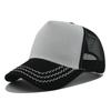 Custom Logo Basic Color Matching 5 Panel Mesh Hat For Women Summer Sunshade Breathable Baseball Caps Outdoor Sport Truck Dad Cap