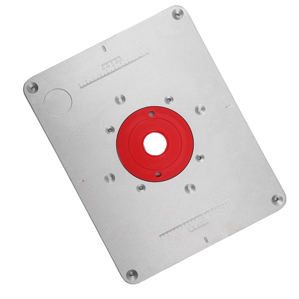 300mm X 235mm X 9.5mm DIY Router Table Insert Plate and Insert Ring Woodworking