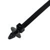 New Useful 2018 High Quality Cable Ties 30pcs Push Retainer Self-Locking Strap Ties Zip 14cm Black For Car Mount