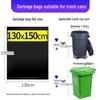 Aokedu Heavy Duty Outdoor Black Garbage Bags