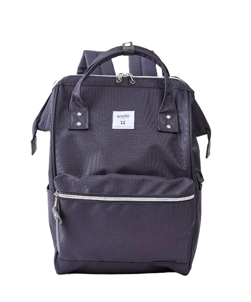 Anello Cross Bottle Backpack (R) with A4 Closure, Water-Repellent Design, Multiple Storage, and Laptop Storage, One Size (ATB0193Z DGY)