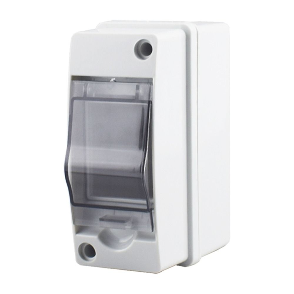 1Pcs 2 Way Waterproof Distribution Box IP65 Waterproof MCB Protection Box  for 2P Breaker