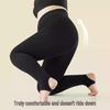 Plus Size Black Velvet Lined Slimming Elastic Leggings for Autumn/Winter