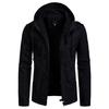 Winter Fashion Men Jacket Outwears Cotton Padded Hooded Coat Casual Jacket Loose Outwear