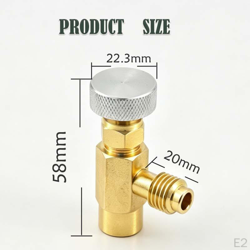 Conditioner Can Tap Adapter Professional Components R134A Dispenser Self Sealing for Car