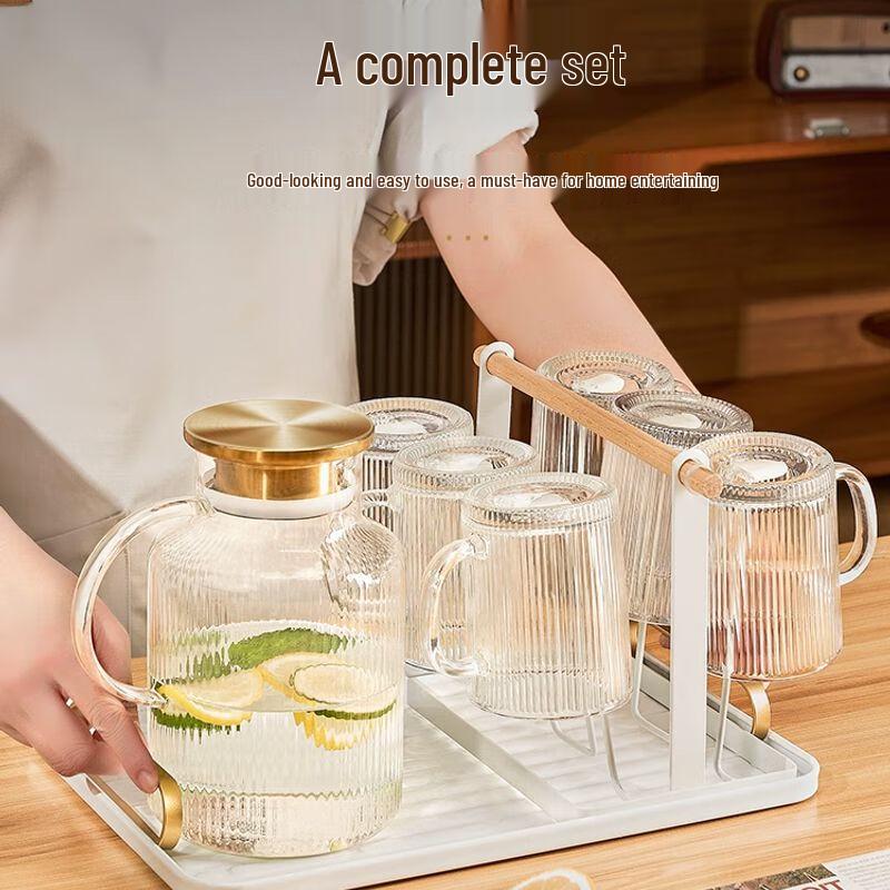 Jiakangming Heat-Resistant Glass Drinking Cup with Handle