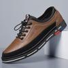 Men's Autumn Soft Leather Casual Shoes with Breathable Design and Flexible Sole