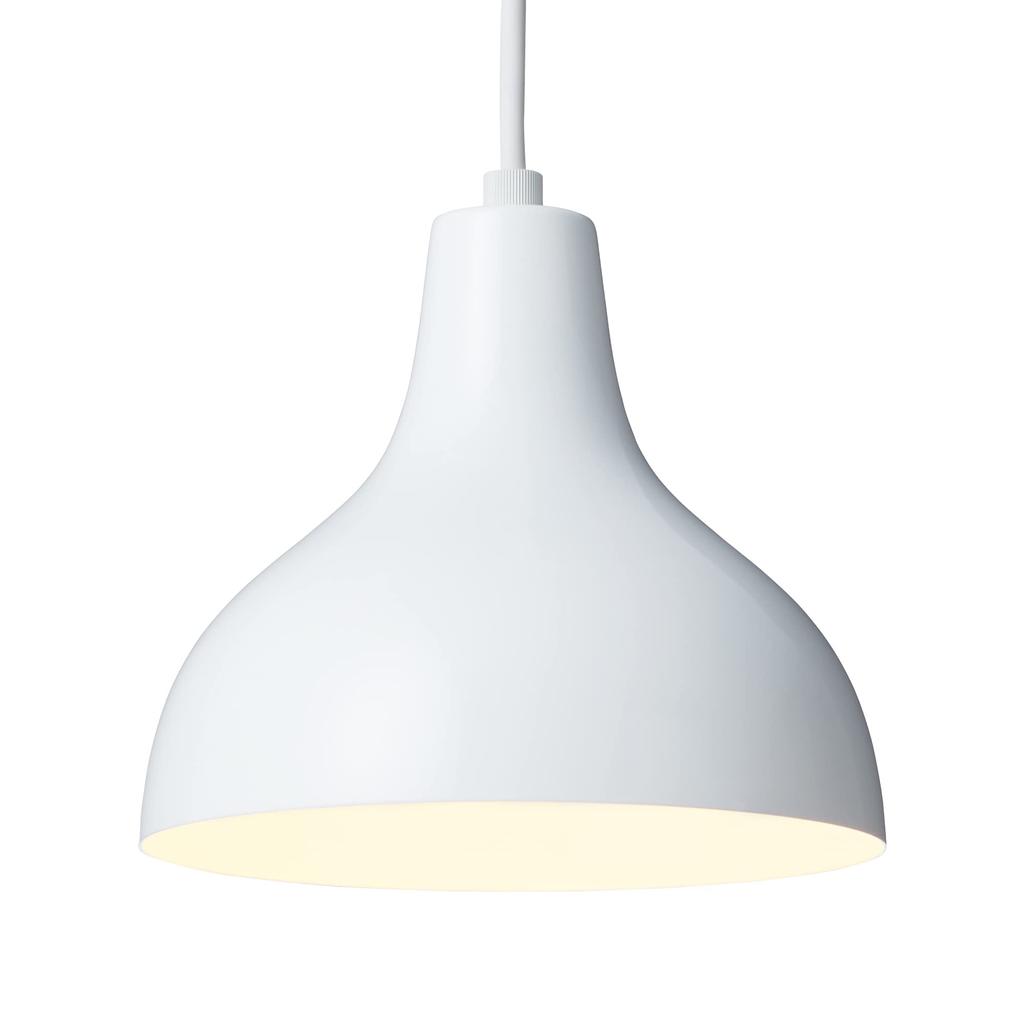 MUJI Aluminum Pendant Light, White, Small, 82931716/MJ-PAS2-W