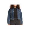 Levis Einfarbig Figurbetonte Langarmjacke Damenjacken Grau Schwarz 29945-0014