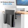 2x Headphone Holder Double Hook Space Saving Desktop Mount Quick Installation without Tools Required
