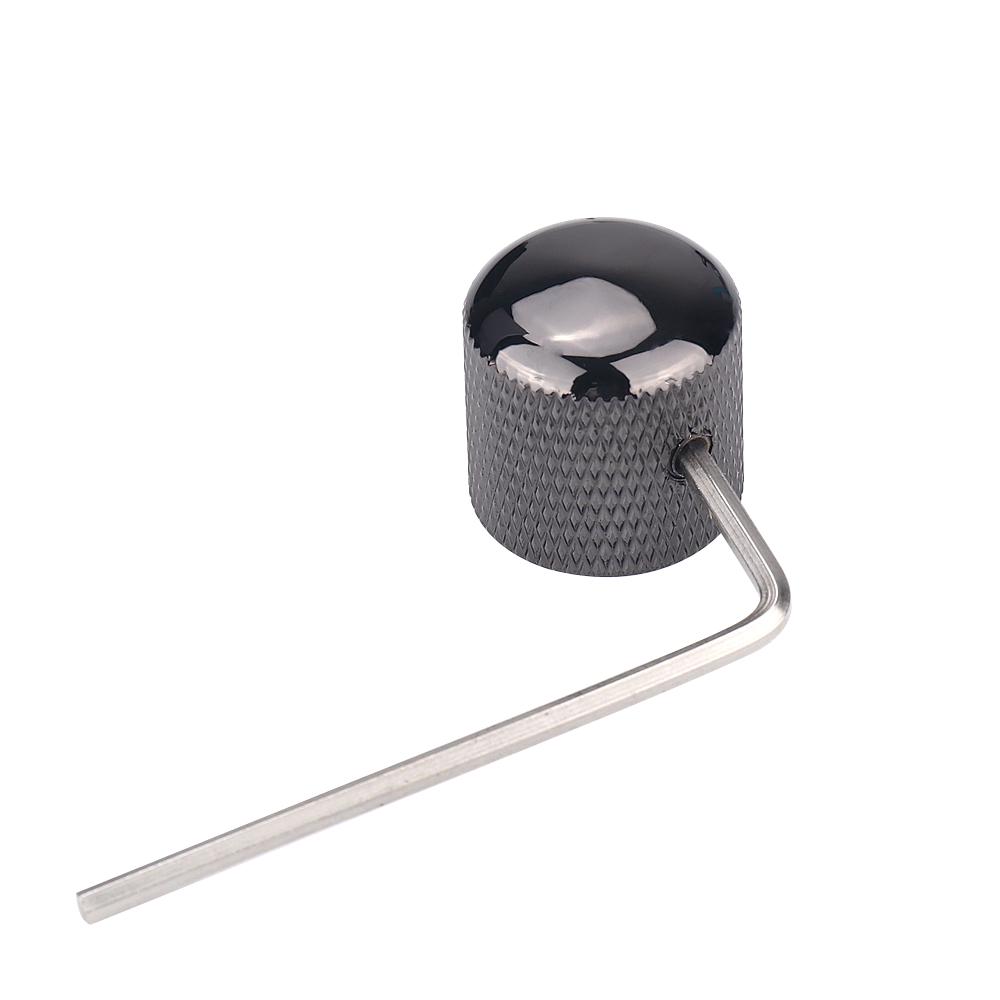 1Pcs2Pcs Metal Dome Knobs Electric Bass Guitar Knobs Volume Tone Control Knobs With Wrench Bronzebkcrgdblack Nickel
