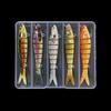 8-Section Bionic Jerkbaits Pike Bass Fishing Long Casting Sinking Hard Lure Set In Multiple Colors