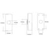 Zinc Alloy Access Control Button Waterproof Door Exit Button Professional Door Opening Switch  Gate